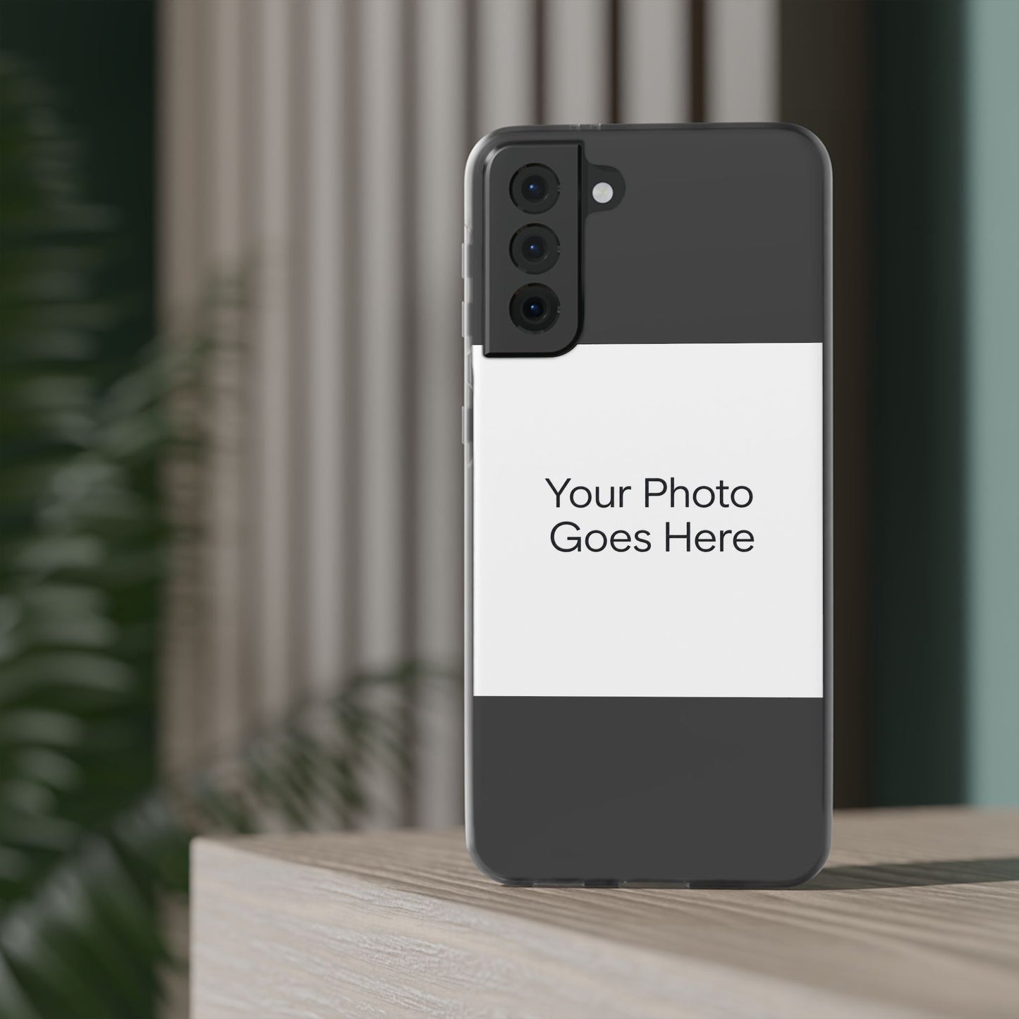 Custom Photo Phone Case — Slim Clear Flexible iPhone/Android Cover