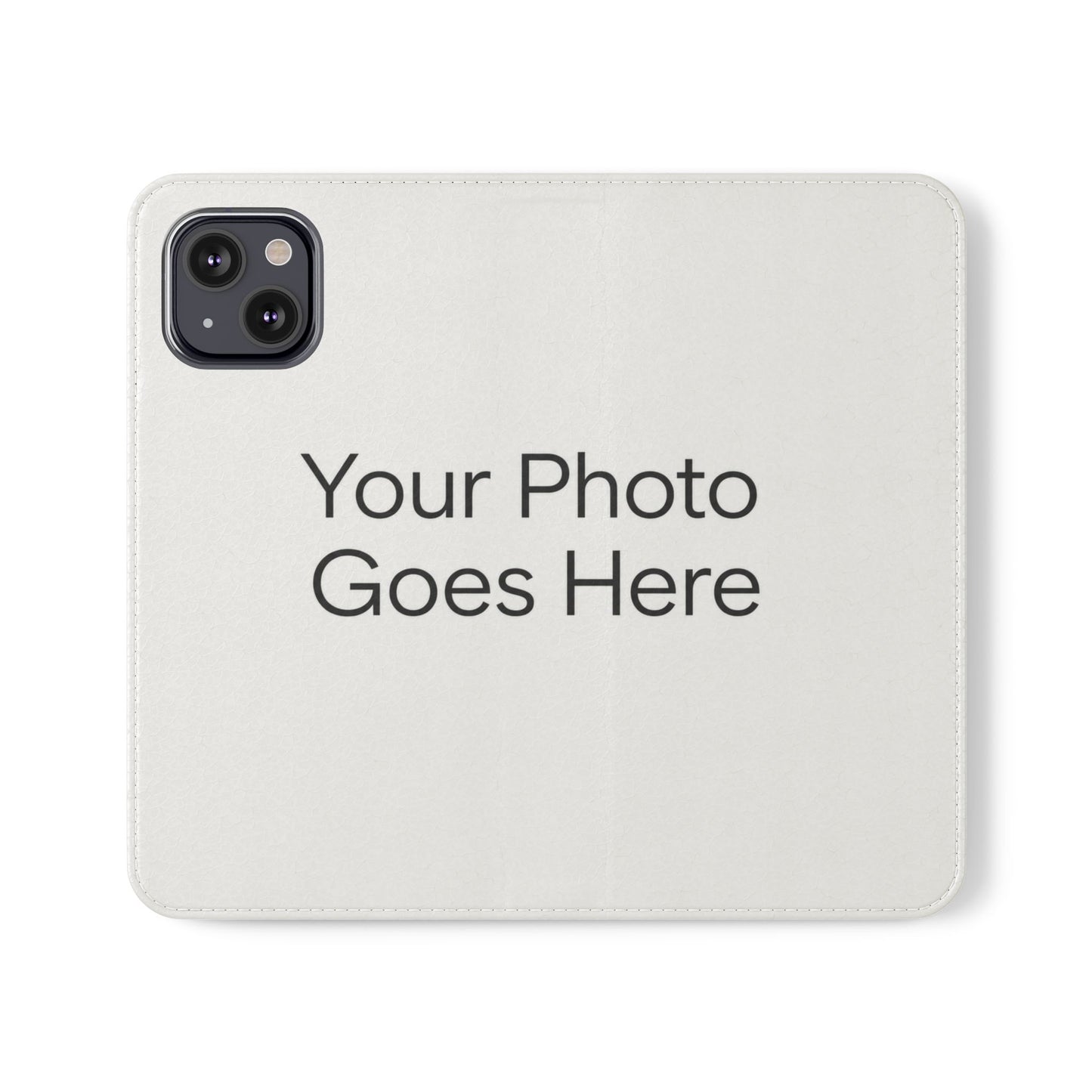 Custom Photo Flip Case — Personalized Wallet Phone Cover with Card Slots