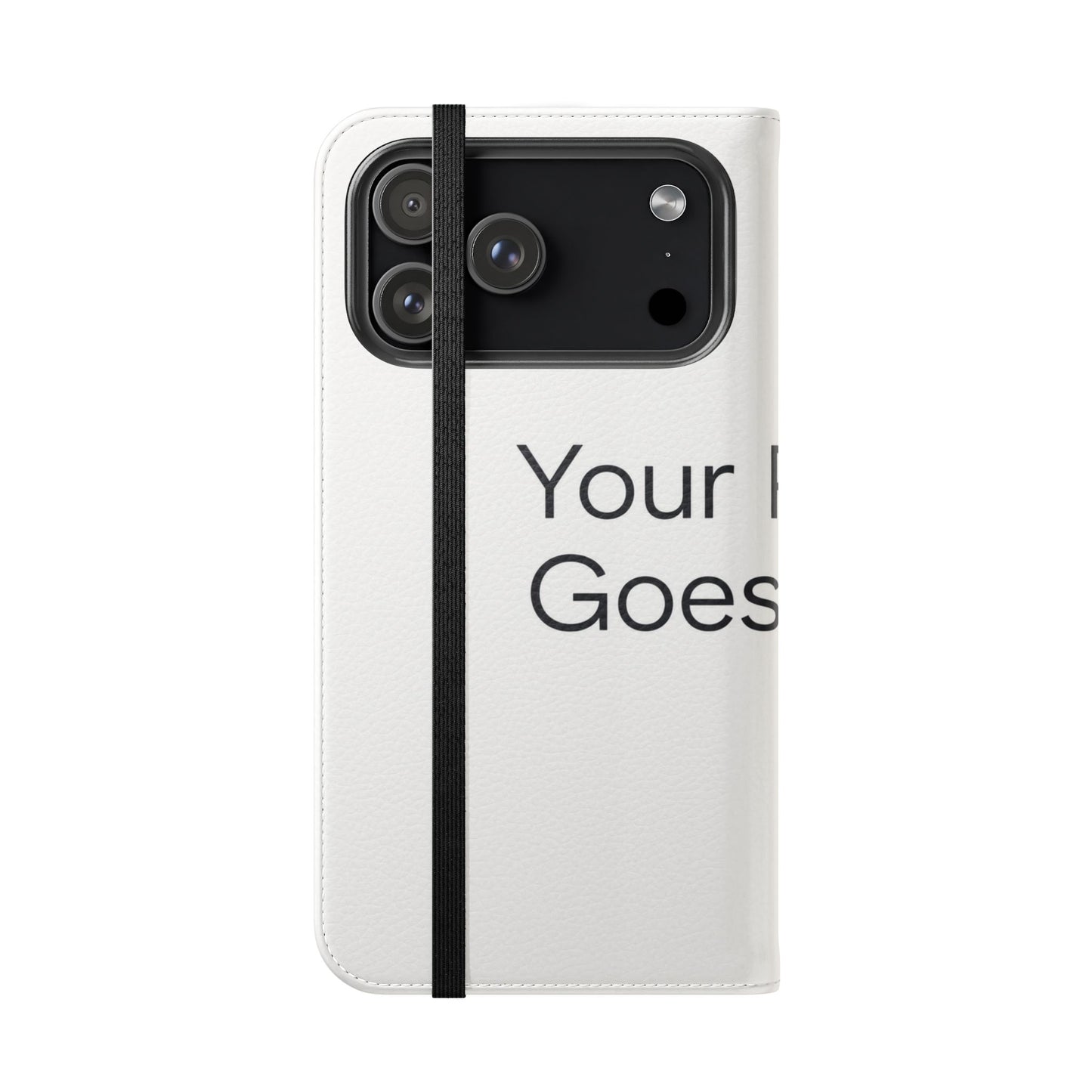 Custom Photo Flip Case — Personalized Wallet Phone Cover with Card Slots