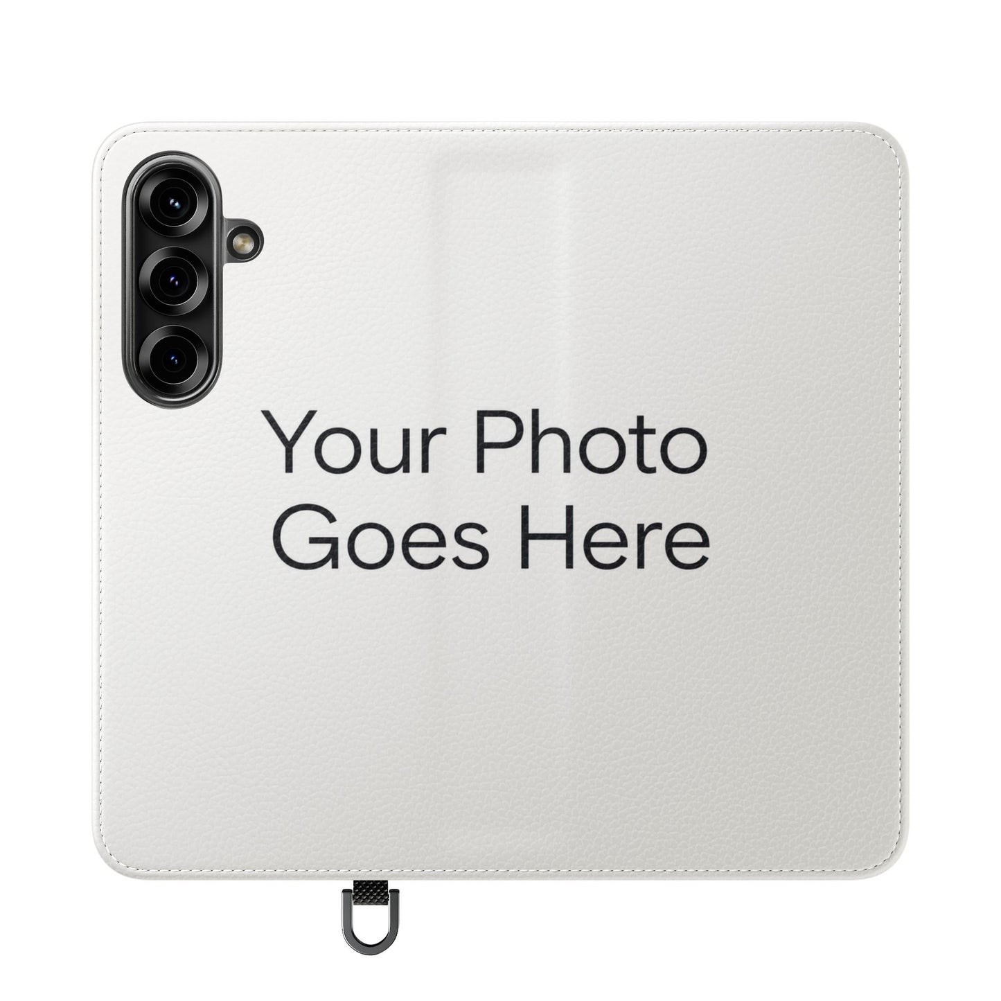 Custom Photo Flip Case — Personalized Wallet Phone Cover with Card Slots
