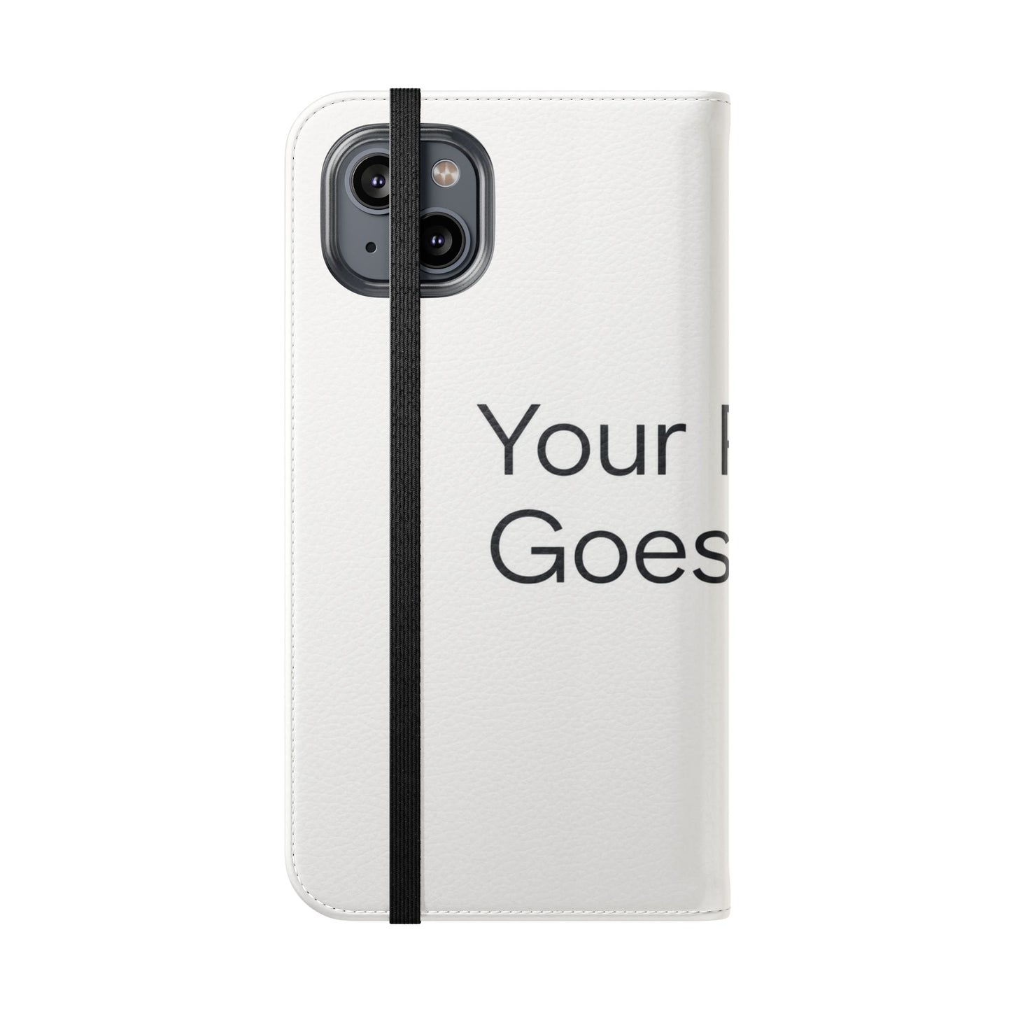 Custom Photo Flip Case — Personalized Wallet Phone Cover with Card Slots