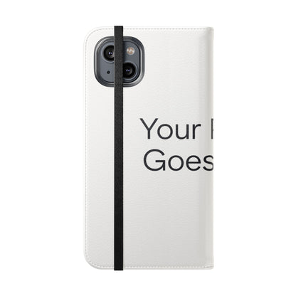 Custom Photo Flip Case — Personalized Wallet Phone Cover with Card Slots