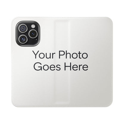 Custom Photo Flip Case — Personalized Wallet Phone Cover with Card Slots