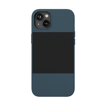 Engraved PU Leather Phone Case — Personalized Minimalist Protective Cover