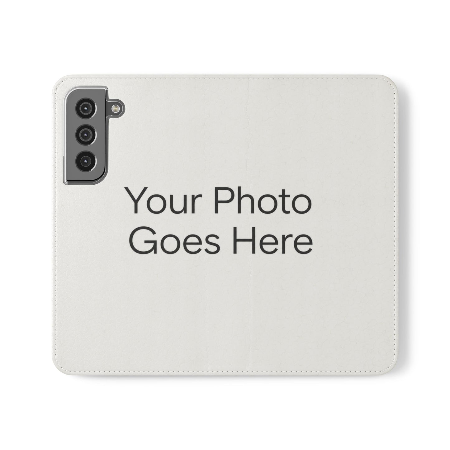 Custom Photo Flip Case — Personalized Wallet Phone Cover with Card Slots