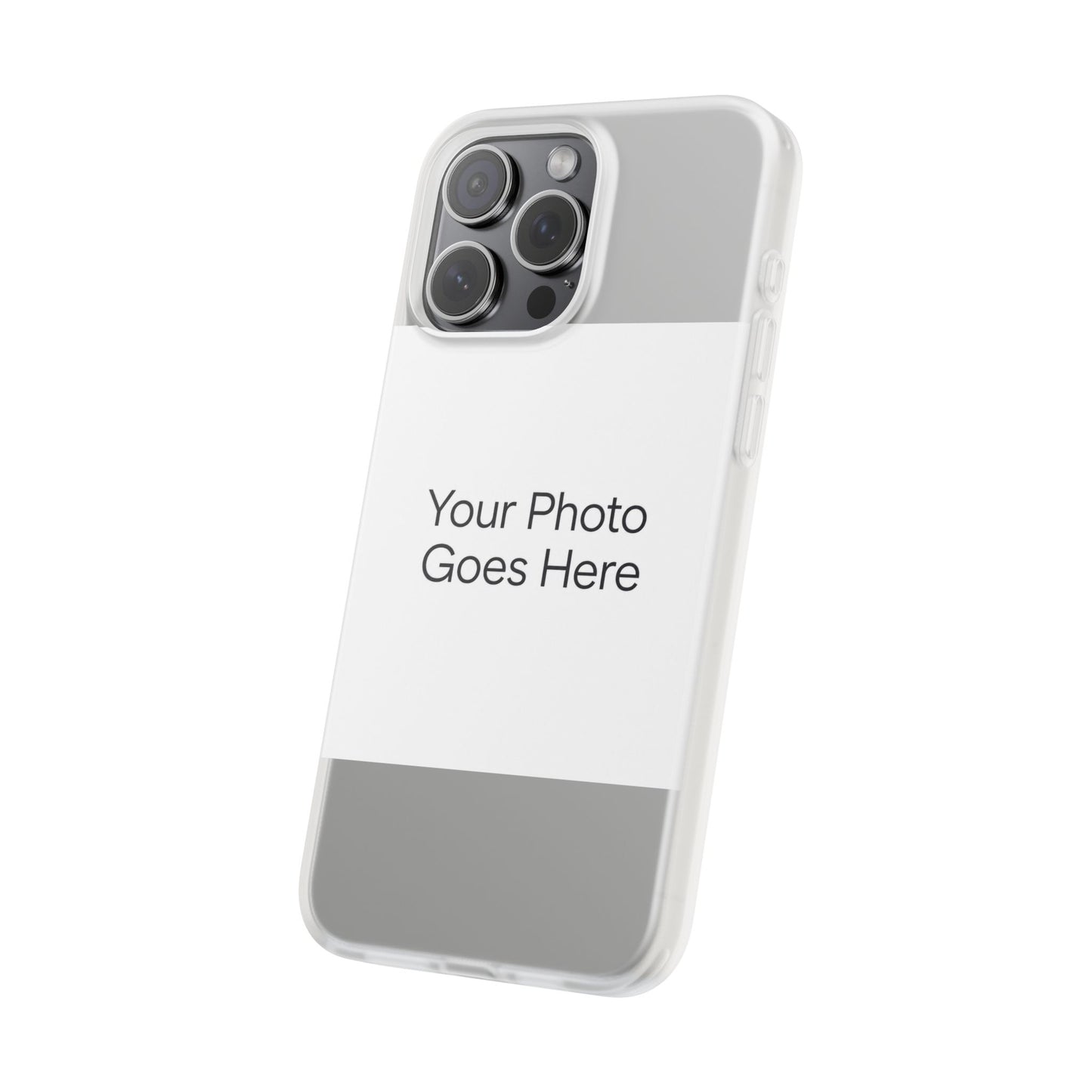 Custom Photo Phone Case — Slim Clear Flexible iPhone/Android Cover