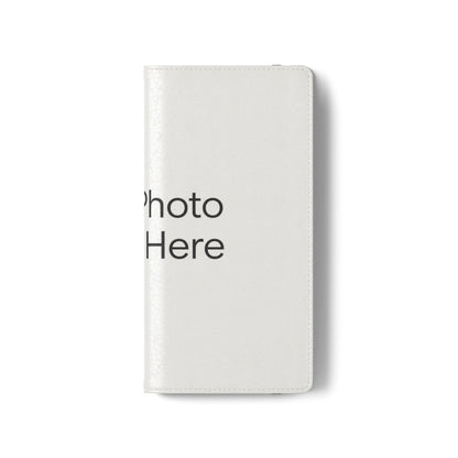 Custom Photo Flip Case — Personalized Wallet Phone Cover with Card Slots