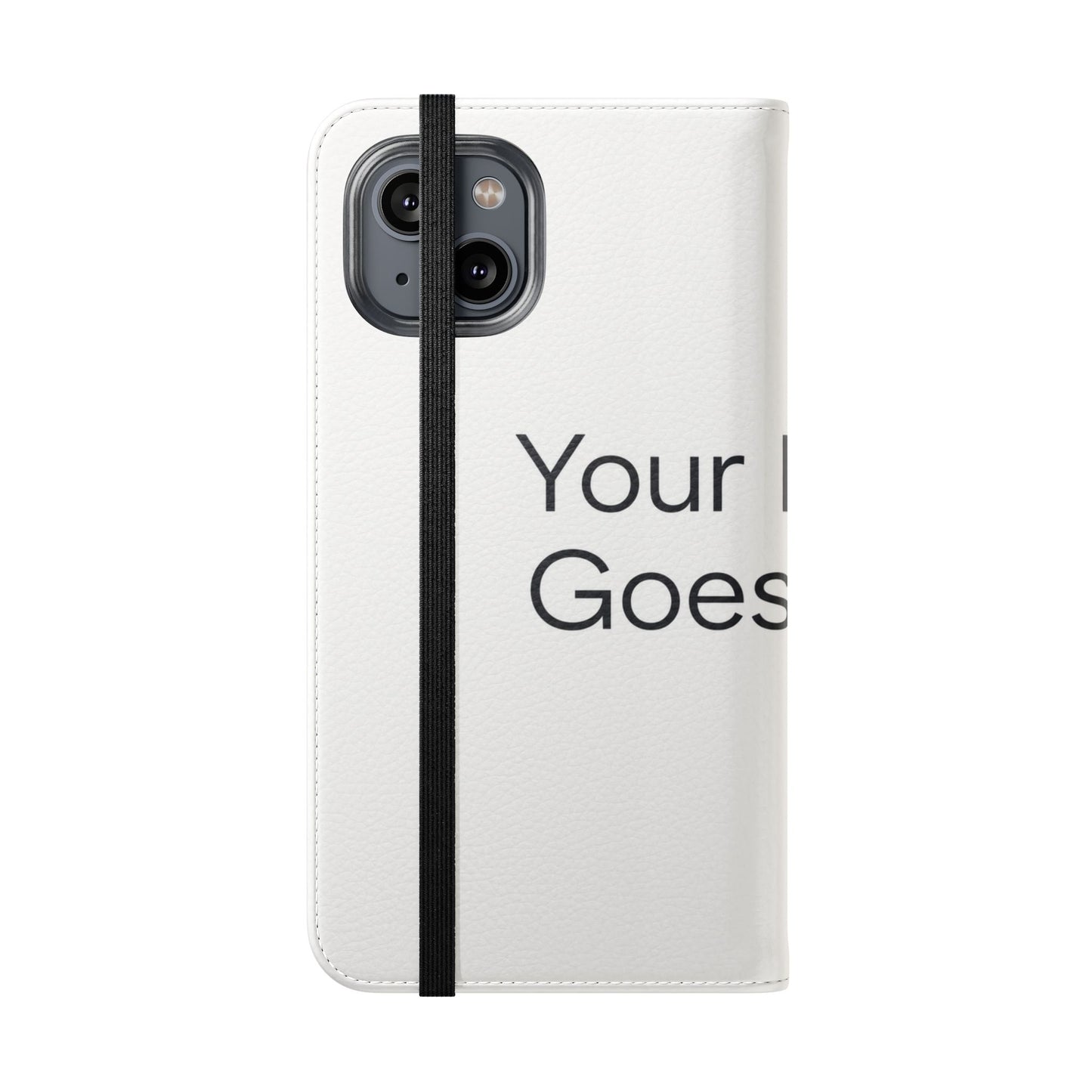 Custom Photo Flip Case — Personalized Wallet Phone Cover with Card Slots