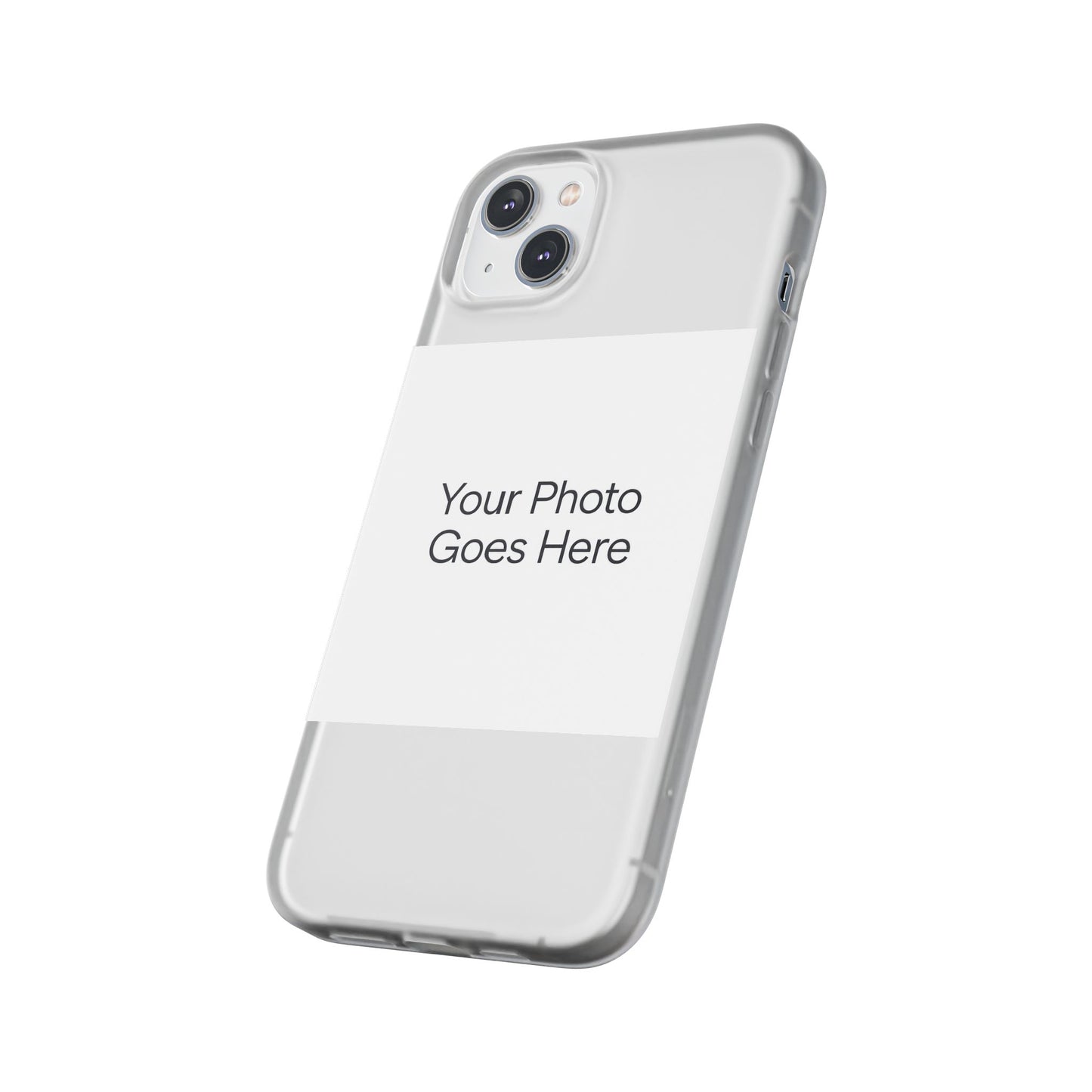 Custom Photo Phone Case — Slim Clear Flexible iPhone/Android Cover