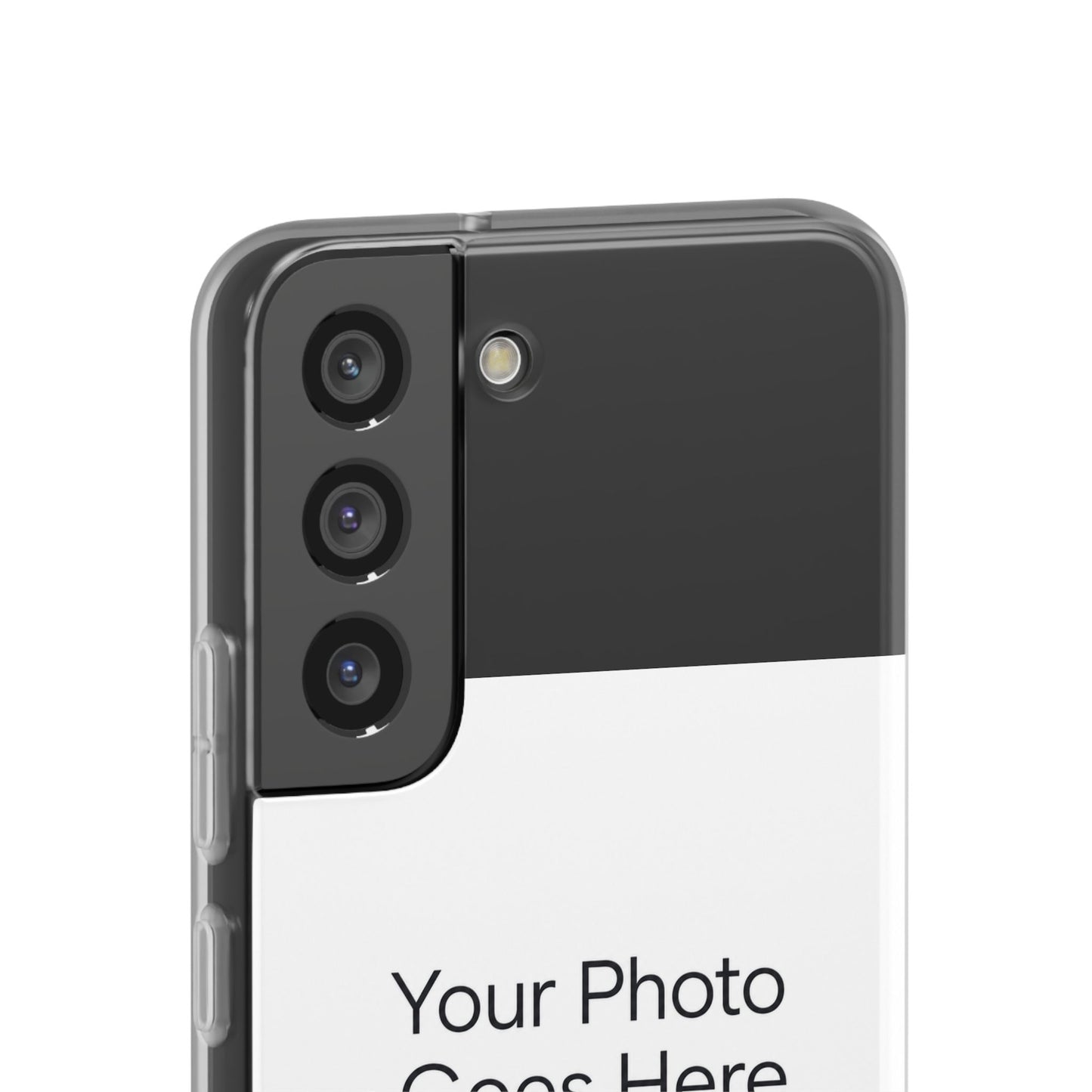 Custom Photo Phone Case — Slim Clear Flexible iPhone/Android Cover