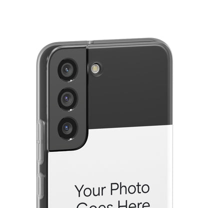Custom Photo Phone Case — Slim Clear Flexible iPhone/Android Cover