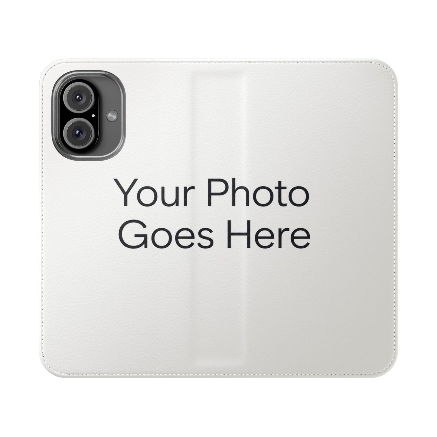 Custom Photo Flip Case — Personalized Wallet Phone Cover with Card Slots
