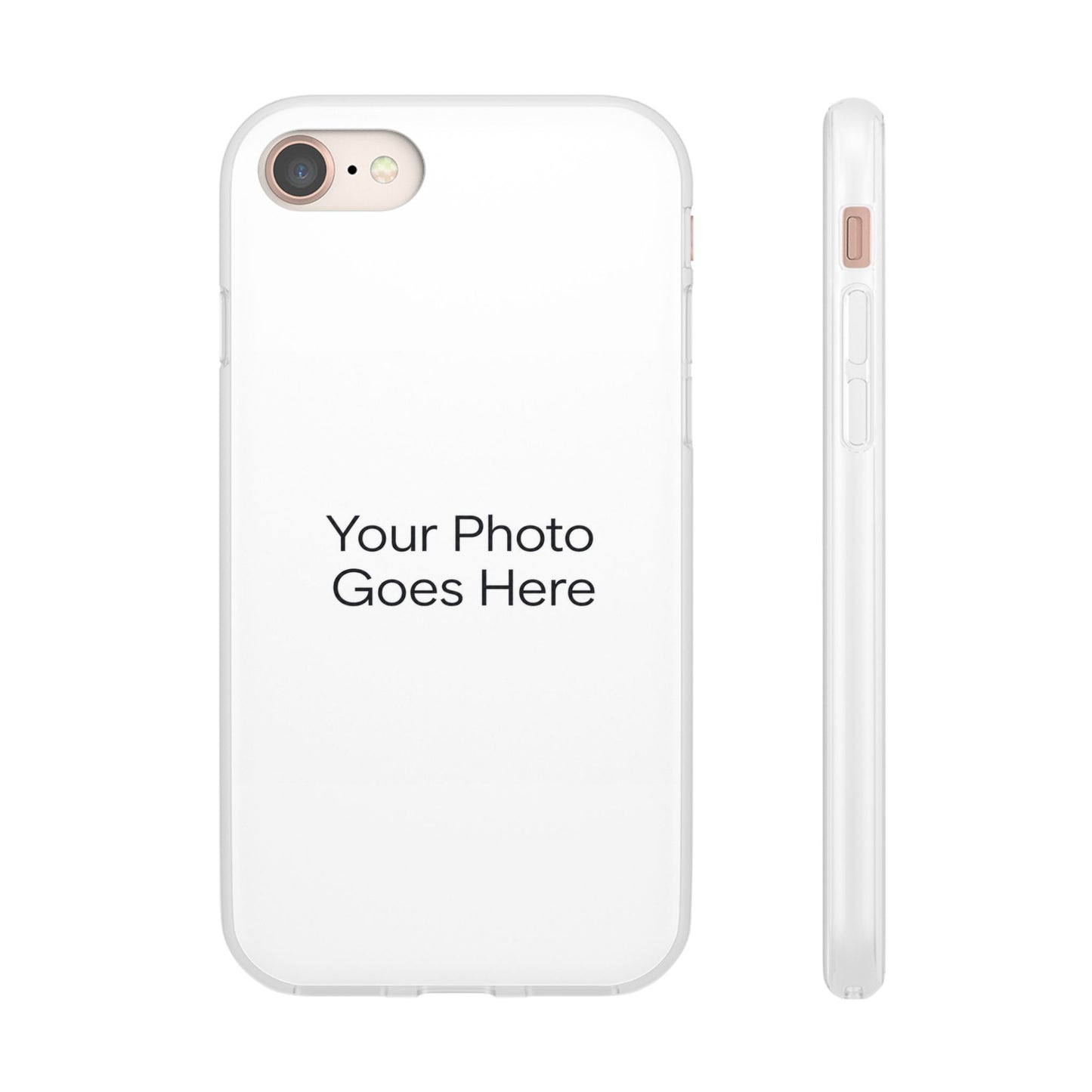 Custom Photo Phone Case — Slim Clear Flexible iPhone/Android Cover