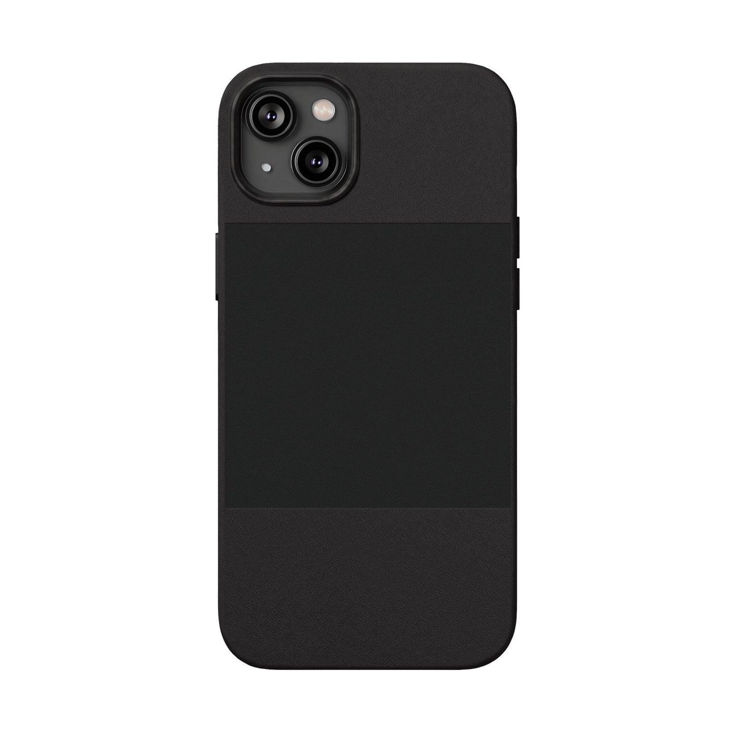 Engraved PU Leather Phone Case — Personalized Minimalist Protective Cover