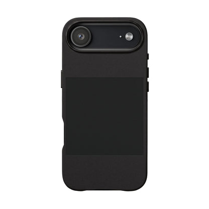Engraved PU Leather Phone Case — Personalized Minimalist Protective Cover