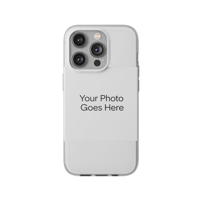 Custom Photo Phone Case — Slim Clear Flexible iPhone/Android Cover