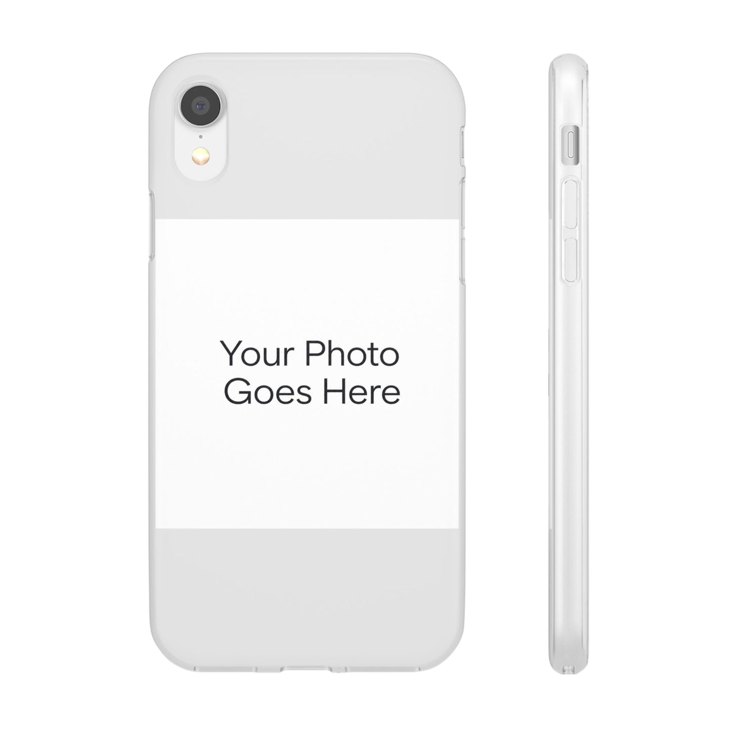 Custom Photo Phone Case — Slim Clear Flexible iPhone/Android Cover