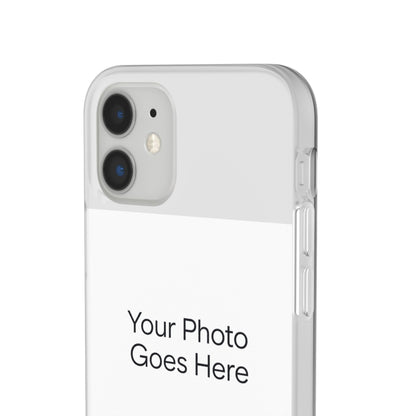 Custom Photo Phone Case — Slim Clear Flexible iPhone/Android Cover