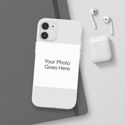 Custom Photo Phone Case — Slim Clear Flexible iPhone/Android Cover