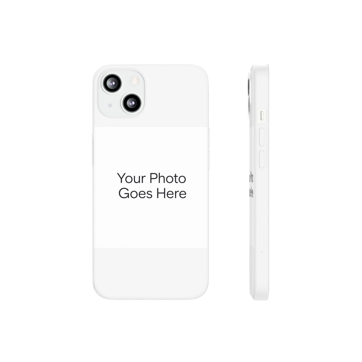 Custom Photo Phone Case — Slim Clear Flexible iPhone/Android Cover