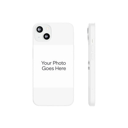 Custom Photo Phone Case — Slim Clear Flexible iPhone/Android Cover