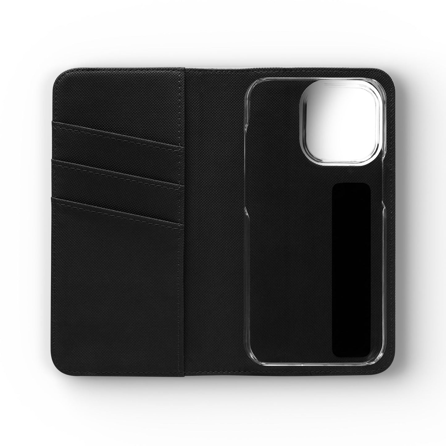 Custom Photo Flip Case — Personalized Wallet Phone Cover with Card Slots