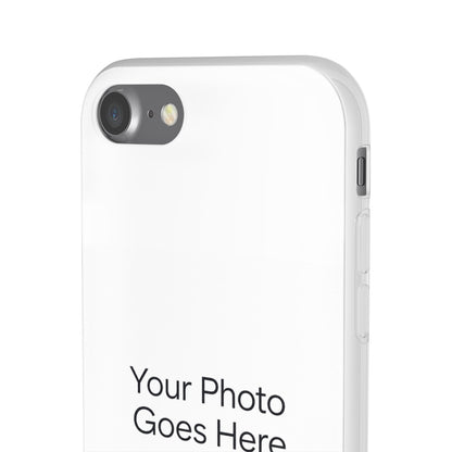 Custom Photo Phone Case — Slim Clear Flexible iPhone/Android Cover