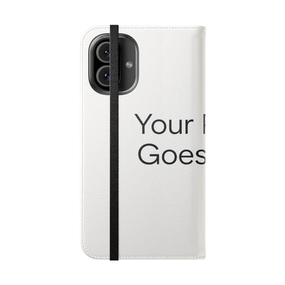 Custom Photo Flip Case — Personalized Wallet Phone Cover with Card Slots