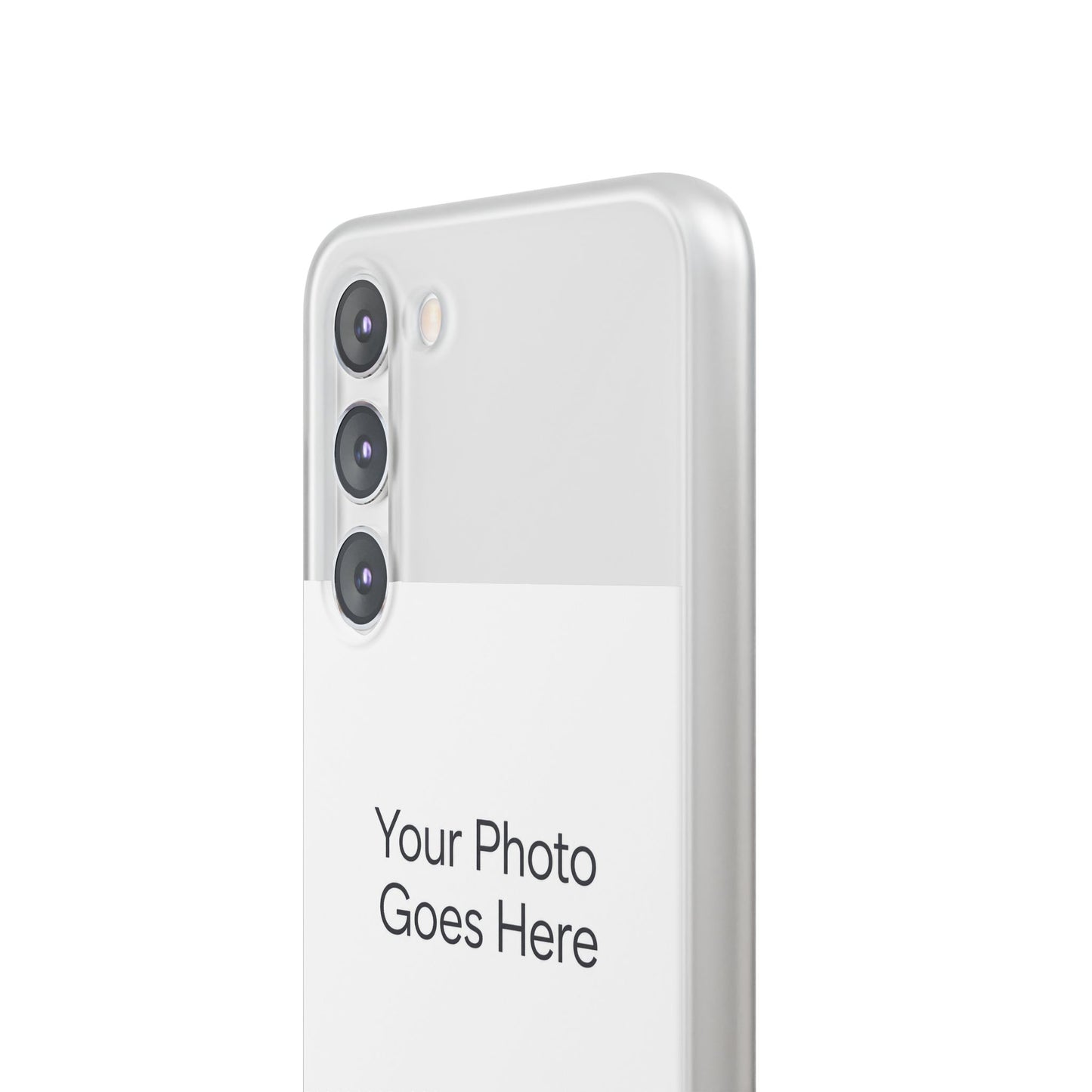 Custom Photo Phone Case — Slim Clear Flexible iPhone/Android Cover