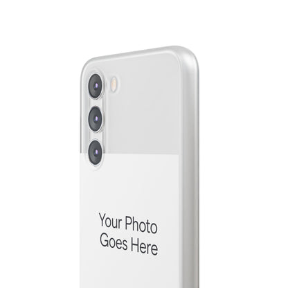 Custom Photo Phone Case — Slim Clear Flexible iPhone/Android Cover