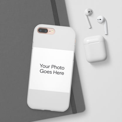 Custom Photo Phone Case — Slim Clear Flexible iPhone/Android Cover