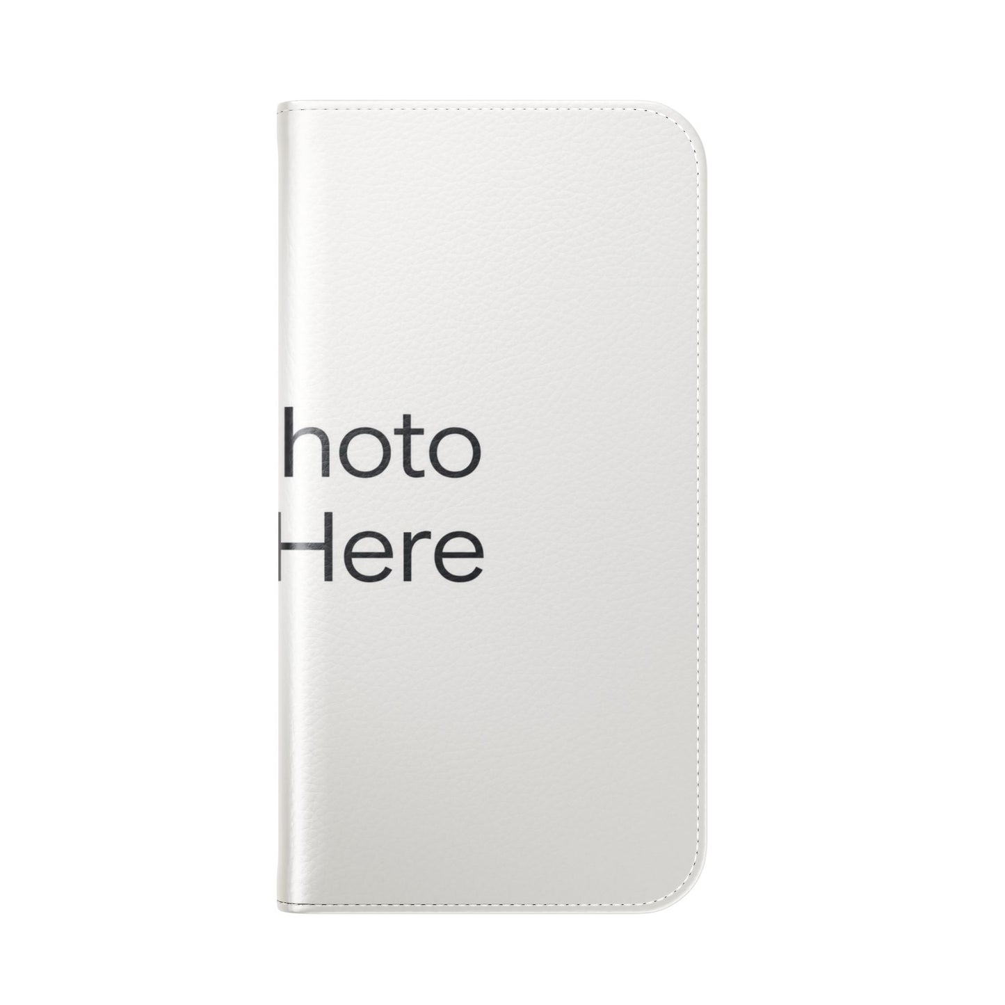 Custom Photo Flip Case — Personalized Wallet Phone Cover with Card Slots