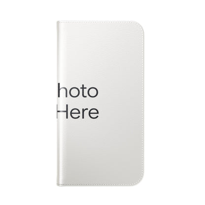 Custom Photo Flip Case — Personalized Wallet Phone Cover with Card Slots