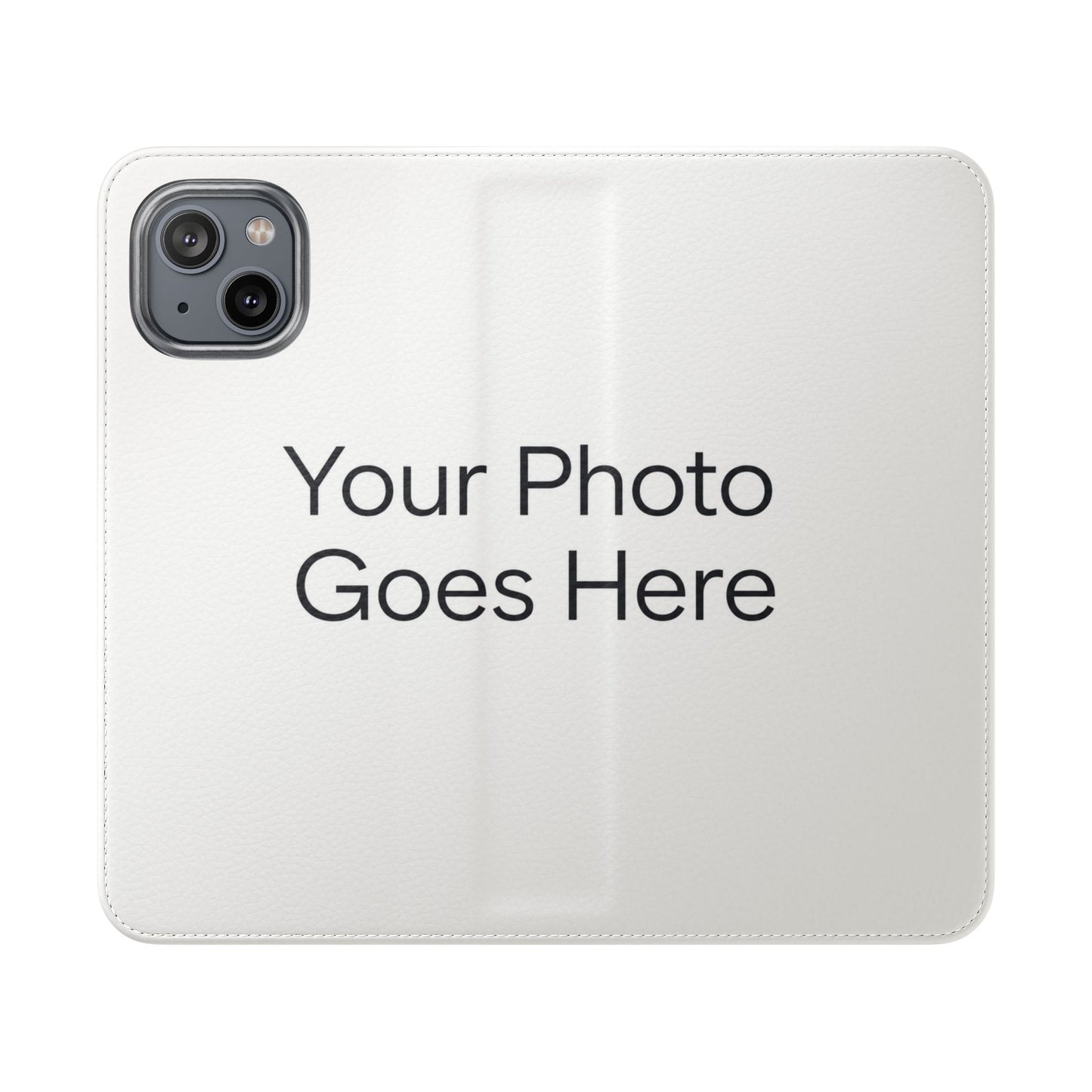 Custom Photo Flip Case — Personalized Wallet Phone Cover with Card Slots