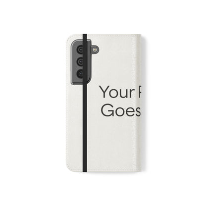 Custom Photo Flip Case — Personalized Wallet Phone Cover with Card Slots