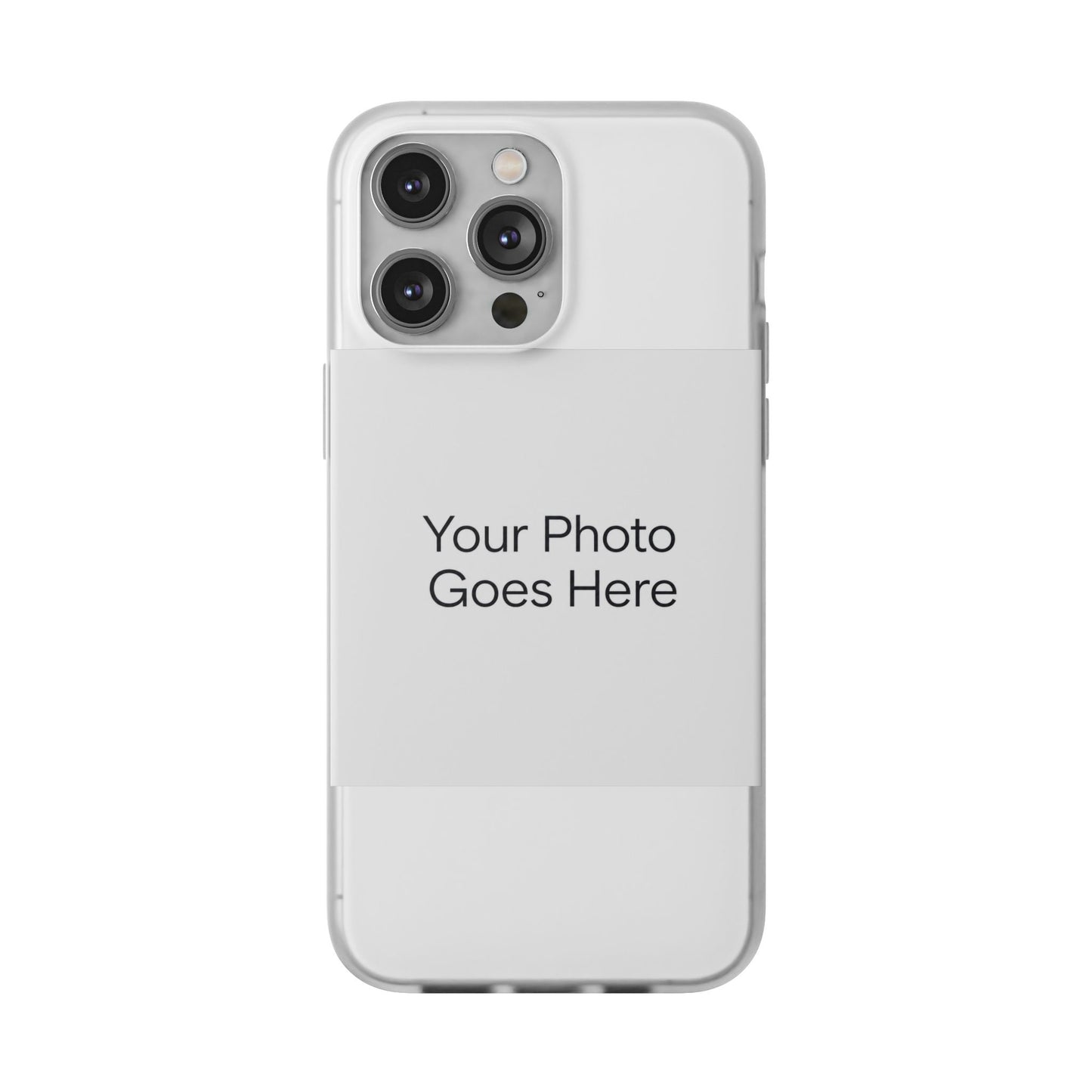 Custom Photo Phone Case — Slim Clear Flexible iPhone/Android Cover