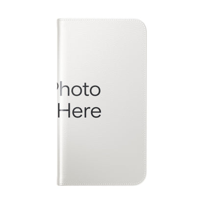 Custom Photo Flip Case — Personalized Wallet Phone Cover with Card Slots