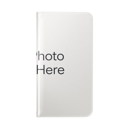 Custom Photo Flip Case — Personalized Wallet Phone Cover with Card Slots