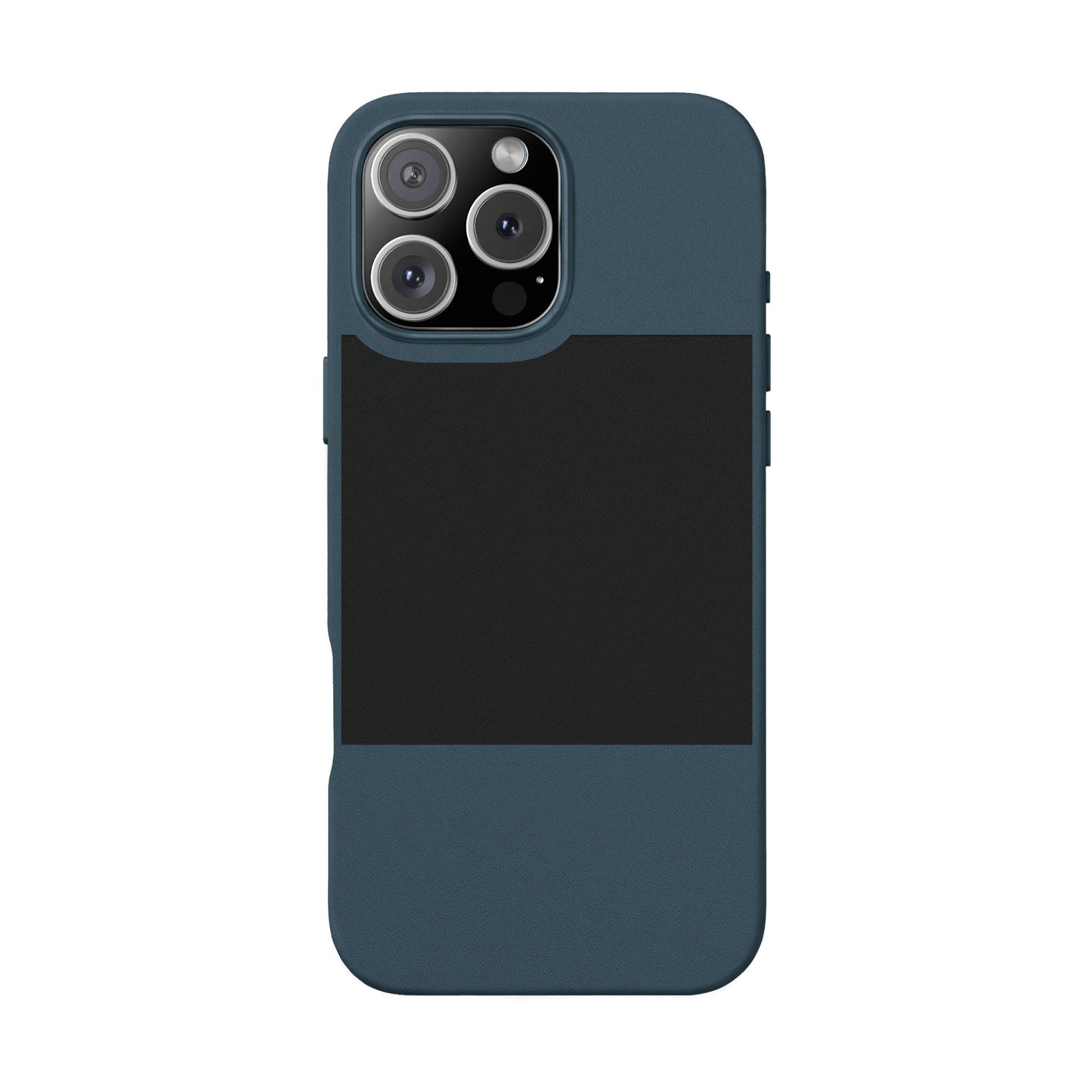 Engraved PU Leather Phone Case — Personalized Minimalist Protective Cover
