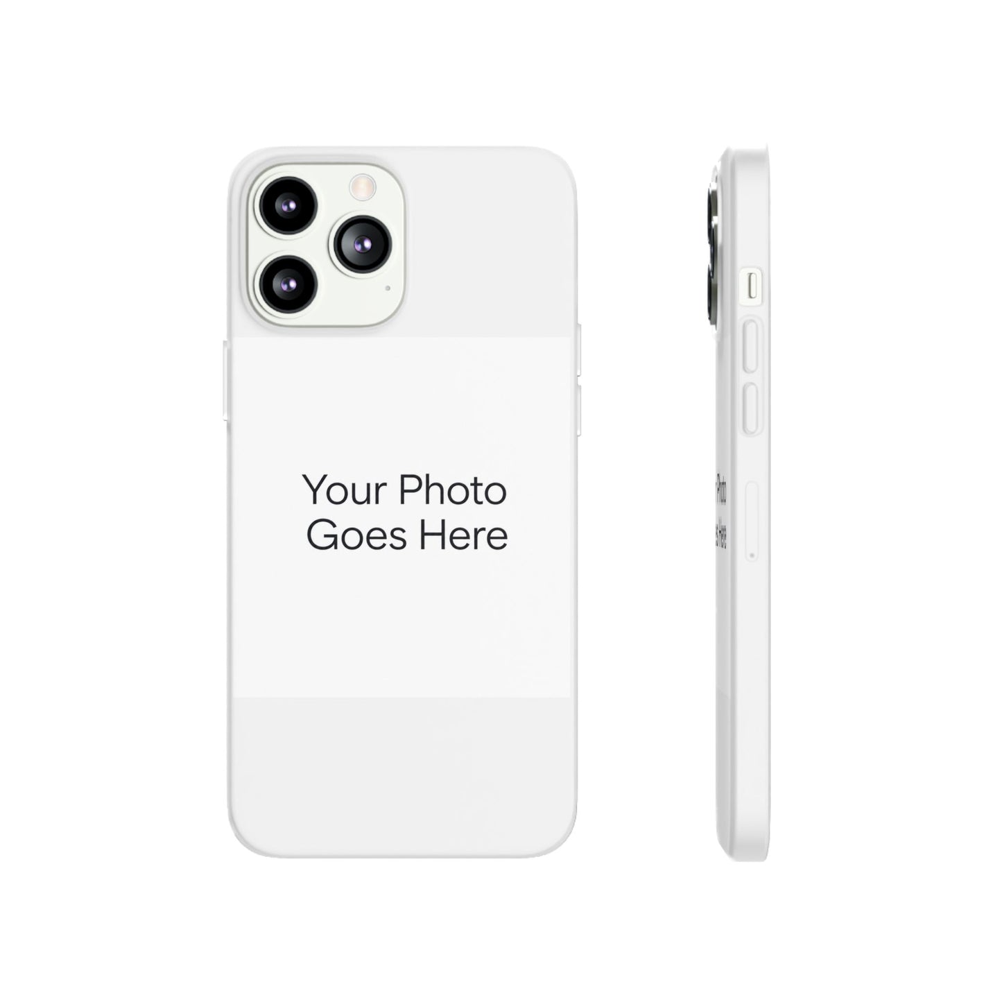 Custom Photo Phone Case — Slim Clear Flexible iPhone/Android Cover