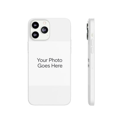 Custom Photo Phone Case — Slim Clear Flexible iPhone/Android Cover