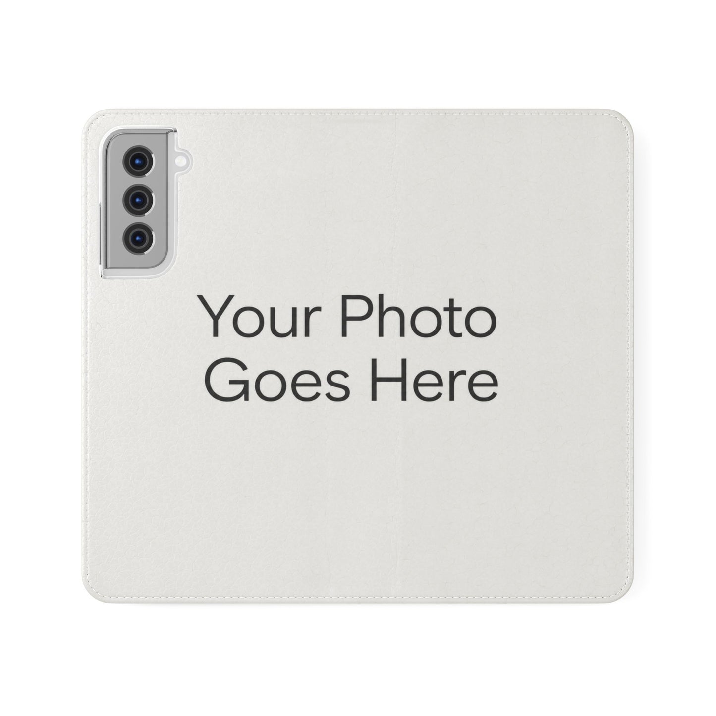 Custom Photo Flip Case — Personalized Wallet Phone Cover with Card Slots