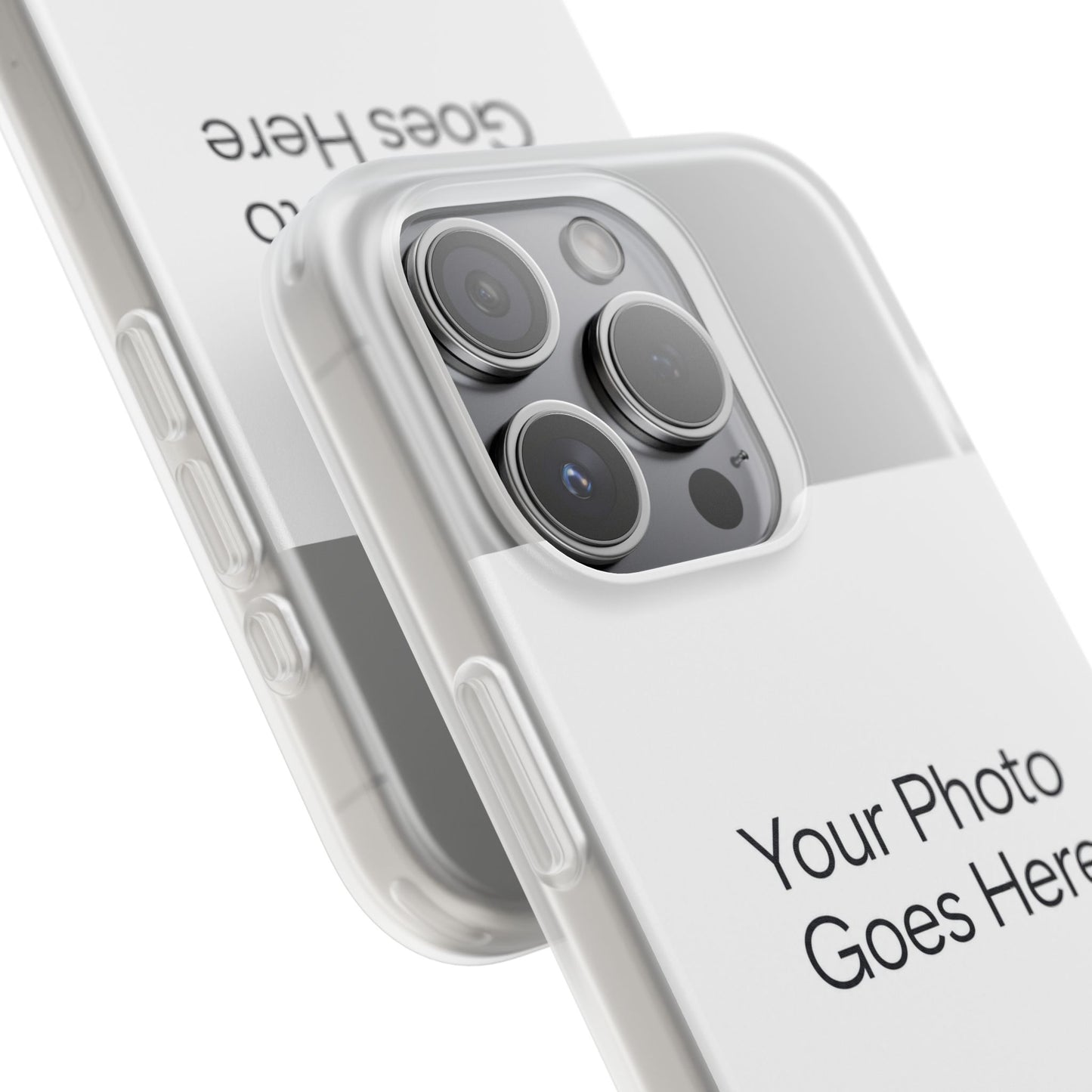 Custom Photo Phone Case — Slim Clear Flexible iPhone/Android Cover