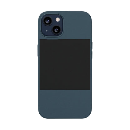 Engraved PU Leather Phone Case — Personalized Minimalist Protective Cover