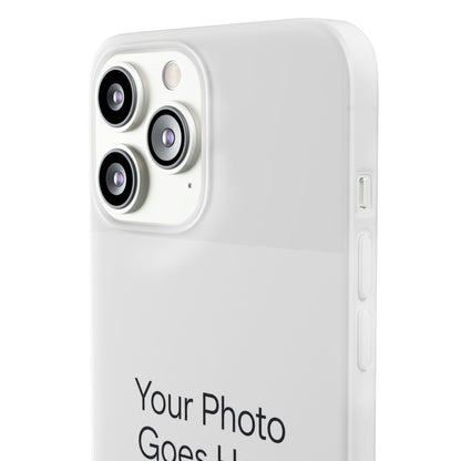 Custom Photo Phone Case — Slim Clear Flexible iPhone/Android Cover
