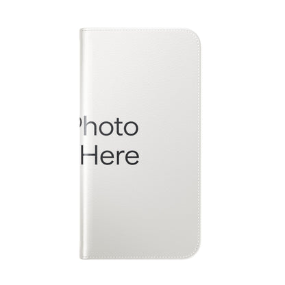 Custom Photo Flip Case — Personalized Wallet Phone Cover with Card Slots