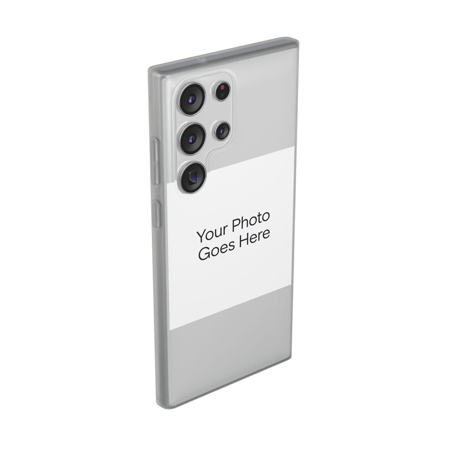 Custom Photo Phone Case — Slim Clear Flexible iPhone/Android Cover