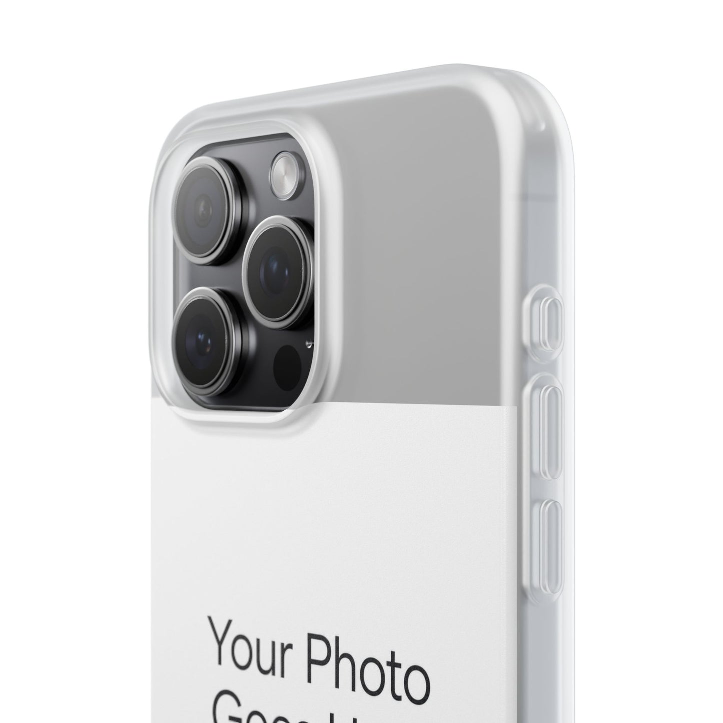 Custom Photo Phone Case — Slim Clear Flexible iPhone/Android Cover