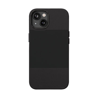 Engraved PU Leather Phone Case — Personalized Minimalist Protective Cover