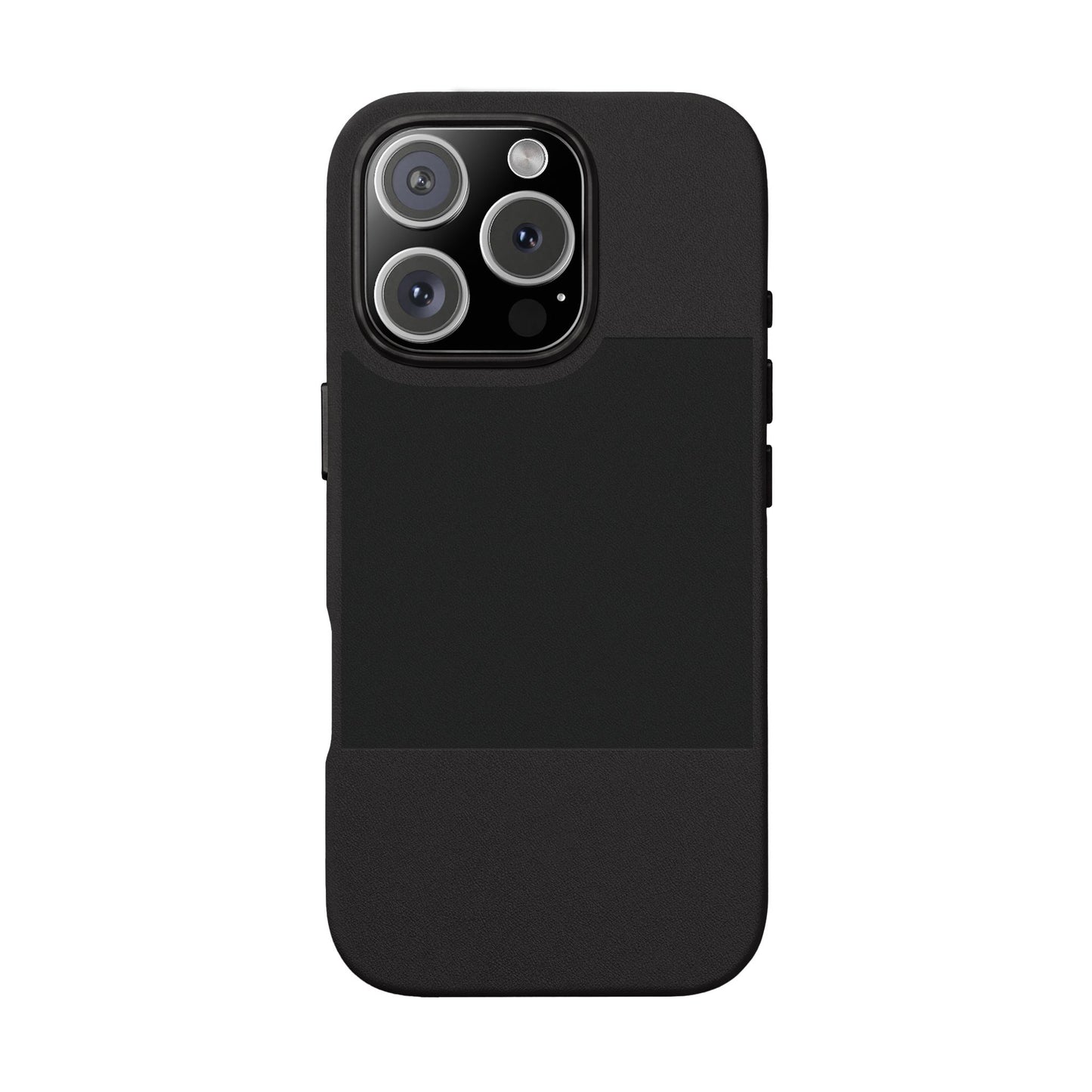 Engraved PU Leather Phone Case — Personalized Minimalist Protective Cover